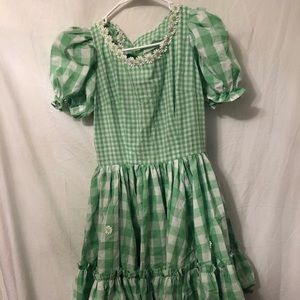 Green Plaid Dress
